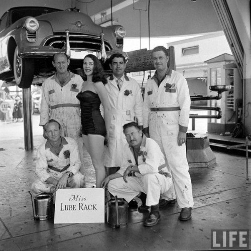 Nancy Pelosi was Miss Lube Rack