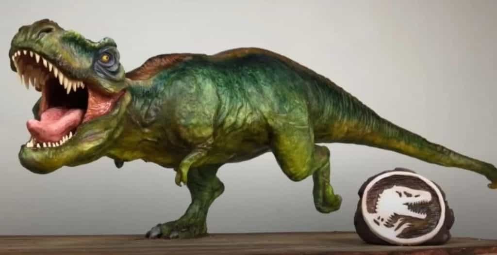 Cool T-Rex Cake